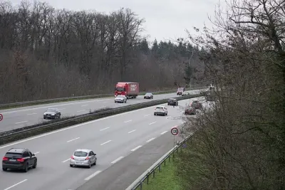 Blitzer auf der A3 in Wiesbaden-Breckenheim -- Richtung Frankfurt am Main (Km 151,980)